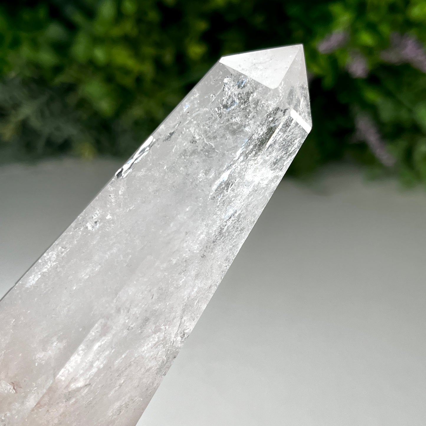 Clear Quartz Tower Obelisk Crystal 116g - 9.3cm Tall