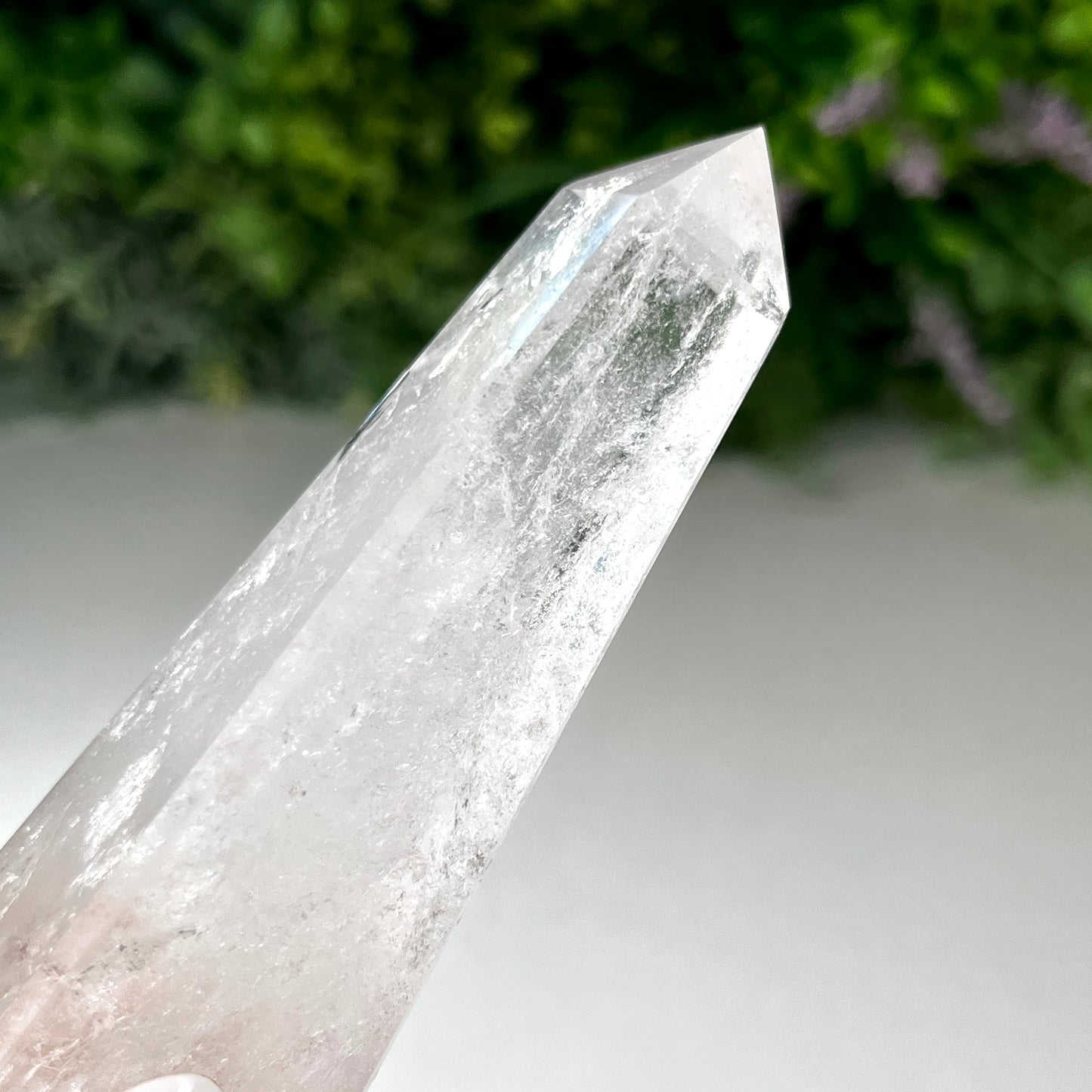 Clear Quartz Tower Obelisk Crystal 116g - 9.3cm Tall