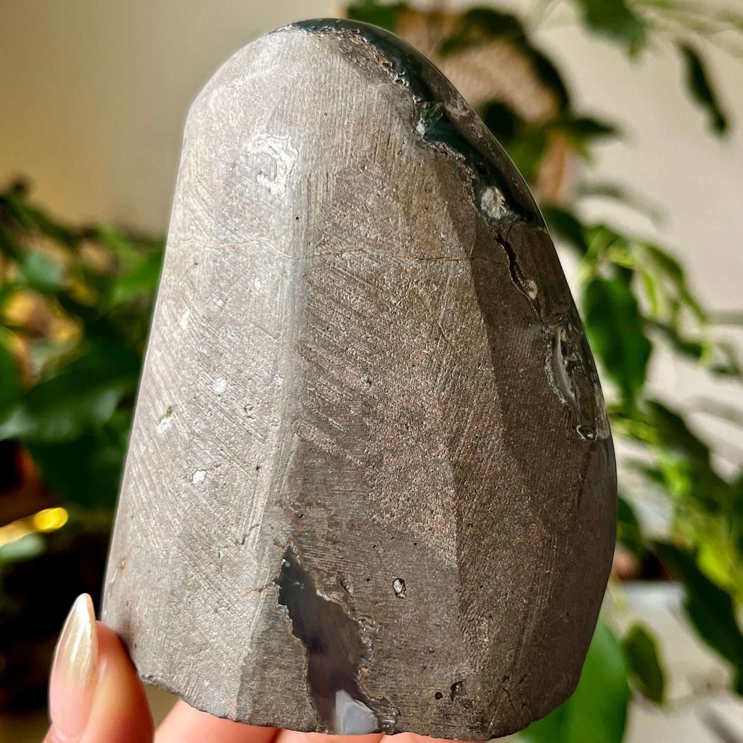 Amethyst A+ Cut Base Crystal 560g - 9.6cm Tall