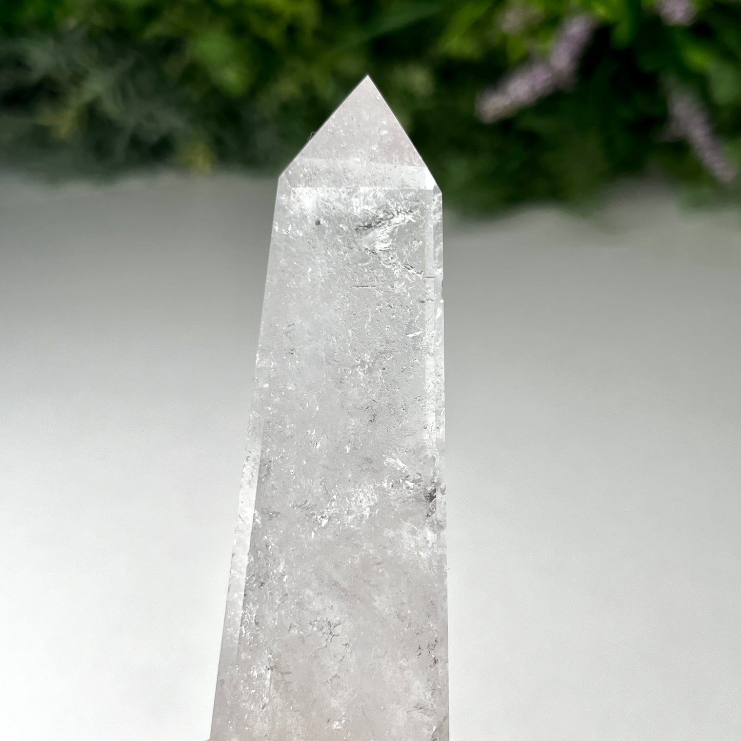Clear Quartz Tower Obelisk Crystal 116g - 9.3cm Tall